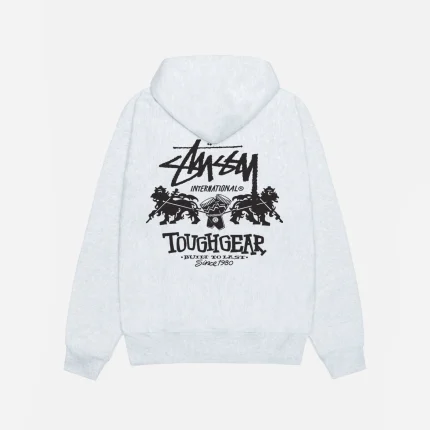 TOUGH GEAR INTERNATIONAL WHITE HOODIE