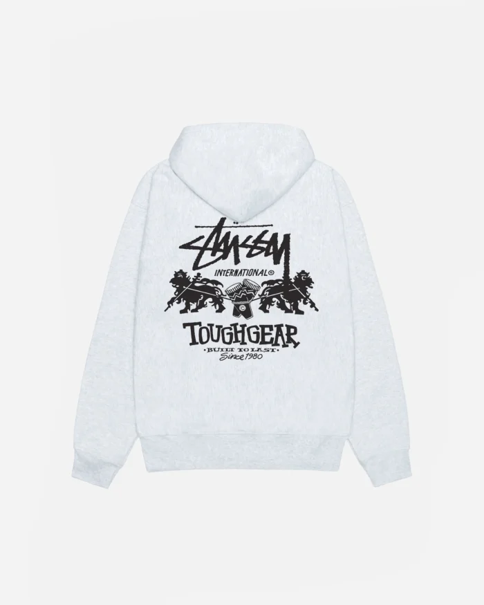 TOUGH GEAR INTERNATIONAL WHITE HOODIE