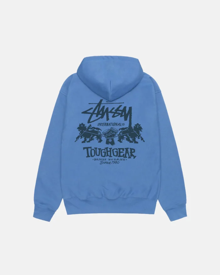 TOUGH GEAR INTERNATIONAL BLUE HOODIE