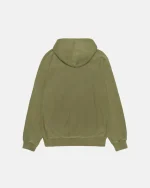 SMOOTH STOCK ZIP HOODIE PIGMENT DYED