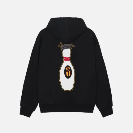 KINGPIN ZIP BLACK HOODIE