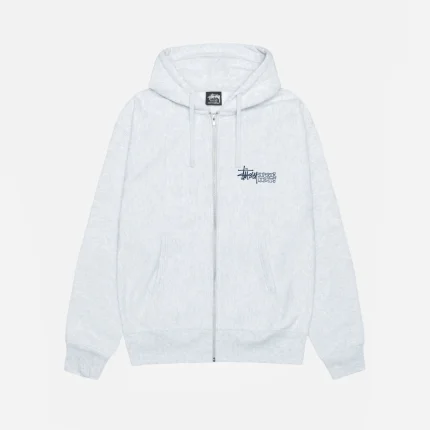 SUPERIOR QUALITY WHITE ZIP HOODIE