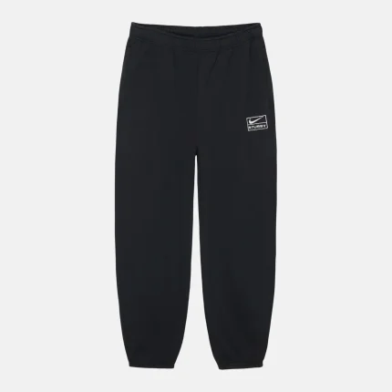 STUSSY NIKE STONE WASHED FLEECE PANT – Black