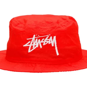 Nike x Stussy Bucket Hat Habanero Red