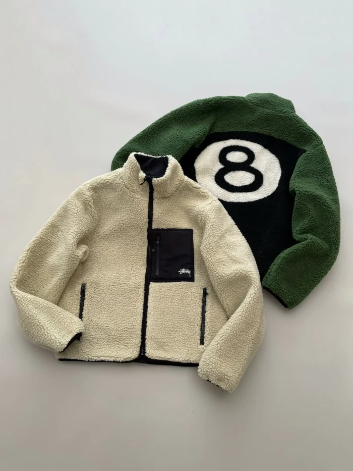 Stussy 8 Ball Sherpa Jacket